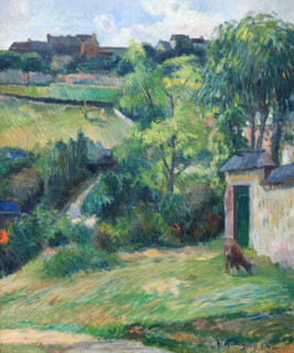 A suburb of Rouen, 1884. Creator: Paul Gauguin.