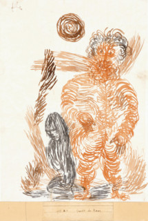 The Power of The Giant, 1933. Creator: Paul Klee.