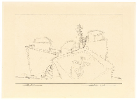 East-West Village, 1925. Creator: Paul Klee.