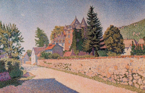 Château de Combolez, 1887. Creator: Paul Signac.