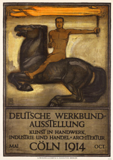 German Werkbund Exhibition, 1914. Creator: Peter Behrens.