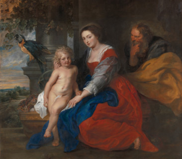 The Holy Family with the Parrot, c1614. Creator: Peter Paul Rubens.