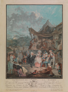 Le Menuet de la Mariée (The Bride's Minuet), 1786. Creator: Philibert Louis Debucourt.