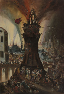 The Fire of Troy, 1595-1605. Creator: Pieter Schoubroeck.