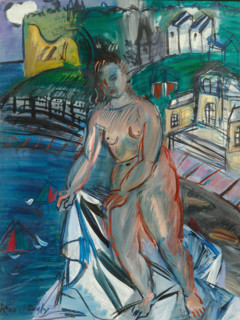Bather at Sainte-Adresse. Creator: Raoul Dufy.