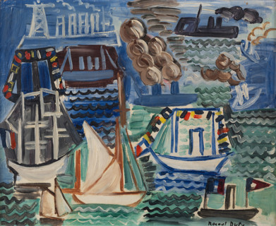 Le Port, c1923. Creator: Raoul Dufy.