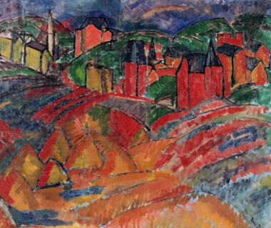 Paysage à Sainte-Adresse, 1908-1909. Creator: Raoul Dufy.
