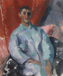 Self-Portrait in a Black Eyepatch, 1915. Creator: Rik Wouters.