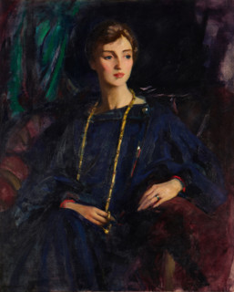 Portrait of Mrs. George Emerson Brewer Jr., 1925. Creator: Robert Henri.