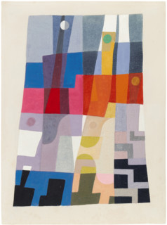 Personnages, 1926. Creator: Sophie Taeuber-Arp.