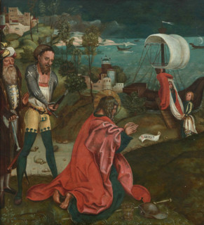 Saint James the Great is beheaded and his body is then shipped away, c1500. Creator: South German Master.