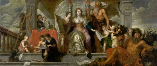 Antwerp, Nourishing the Arts, 1665. Creator: Theodor Boeyermans.