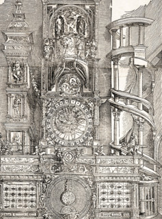 The Strasbourg Cathedral Astronomical Clock, 1574. Creator: Tobias Stimmer.