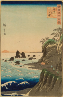 Futami Bay in Ise Province (One Hundred Famous Views in the Various Provinces), 1859. Creator: Utagawa Hiroshige II.