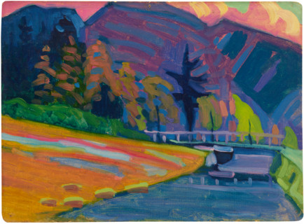 Near Oberau, 1908. Creator: Vassily Kandinsky.