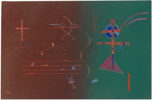 Sachte, 1929. Creator: Vassily Kandinsky.