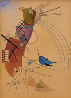 Aufstieg (Ascent), 1924. Creator: Vassily Kandinsky.
