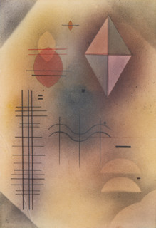 Cool in Warm, 1928. Creator: Vassily Kandinsky.