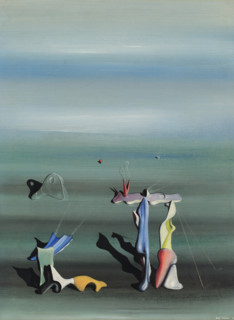 Aux Aguets le jour, 1939. Creator: Yves Tanguy.