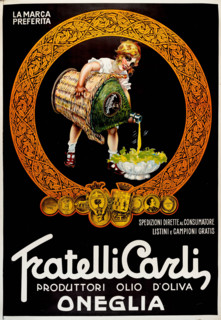 Fratelli Carli - produttori di olio di oliva, c1925. Creator: Codognato, Plinio (1878-1940).