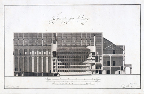 Teatro alla Scala in Milan, 1789. Creator: Piermarini, Giuseppe (1734-1808).