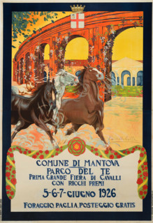 Fiera Cavalli Mantova, 1926. Creator: Colla, Camillo (active 1920s).