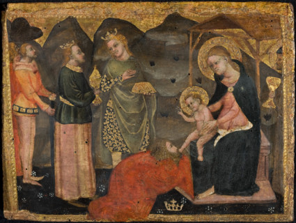 The Adoration of the Magi, Between 1351 and 1375. Creator: Serafini, Paolo da Modena (active 14th century).