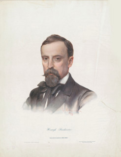 Portrait of Henryk Sienkiewicz (1846-1916), 1899. Creator: Mordasewicz, Kazimierz (1859-1923).