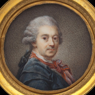 Marcello Bacciarelli with Riding Coat, 1790. Creator: Bacciarelli, Johanna Juliana Friederike (1733-1812).