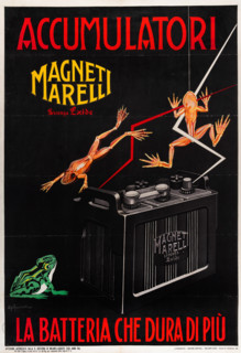 Magneti Marelli Batteries, 1930. Creator: Giovinetti, Ugo (active c. 1930).