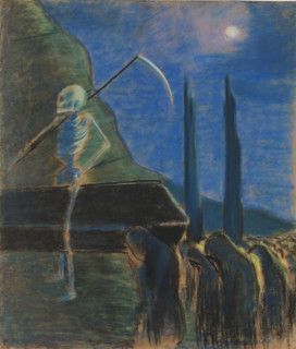 Funeral Symphony V, 1903. Creator: Ciurlionis, Mikalojus Konstantinas (1875-1911).