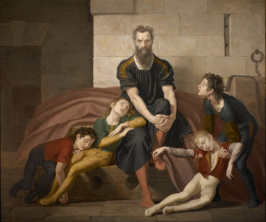 Count Ugolino and his Children in the Tower, c1830-1840. Creator: Diotti, Giuseppe (1779-1846).