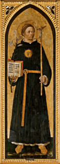 Saint Nicholas of Tolentino, c1465-1470. Creator: Bembo, Benedetto (c. 1423-1489).