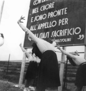 Annual Gymnastics Show in Cremona, c1940. Creator: Fazioli, Ernesto (1900-1955).