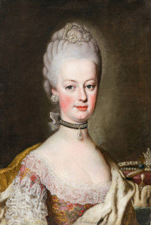 Portrait of Archduchess Maria Antonia of Austria (1755-1793), the later Queen Marie... 1770. Creator: Militz, Johann Michael (1725- 1779).