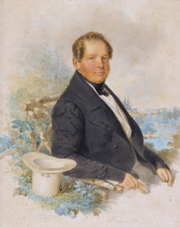 Portrait of Crown Prince Frederick William of Prussia (1795-1861), 1839. Creator: Clarot, Alexander (1796-1842).