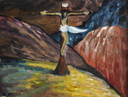 Calvary, c1910. Creator: Werefkin, Marianne, von (1860-1938).