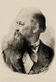 Portrait of the composer Franz von Suppè (1819-1895), 1874. Creator: Studnitzka (Studnicka), Alois (1842-1927).