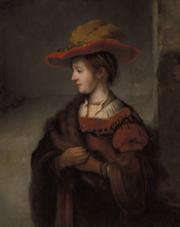 Saskia van Uylenburgh (1612-1642), wife of the painter Rembrandt van Rijn, 1651. Creator: Dijck, Abraham van (1635-1680).