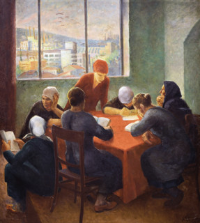Likbez (The fight against illiteracy), 1930. Creator: Ryazhsky, Georgi Georgievich (1895-1952).