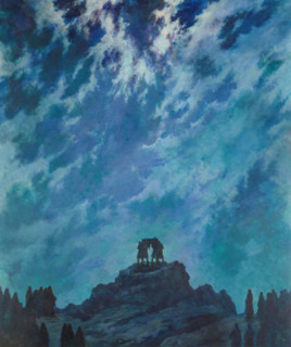 A Hero's Funeral, 1938. Creator: Discovolo, Antonio (1874-1956).
