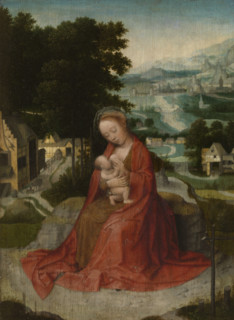 The Rest on the Flight into Egypt, c1520-1530. Creator: Isenbrant, Adriaen (1490-1551).