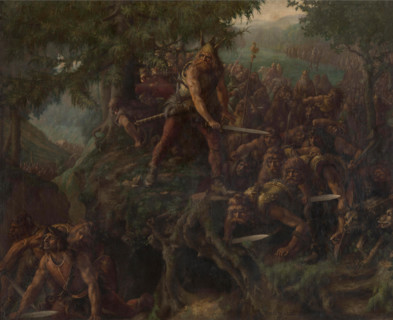 The Roman Invasion of Gaul, 1894. Creator: De Kesel, Karel (1849-1922).