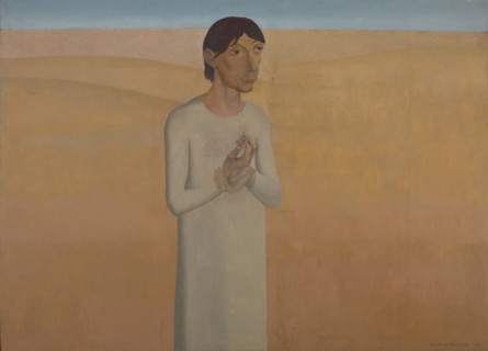 Christ in the desert, 1939. Creator: Van de Woestyne, Gustave (1881-1947).