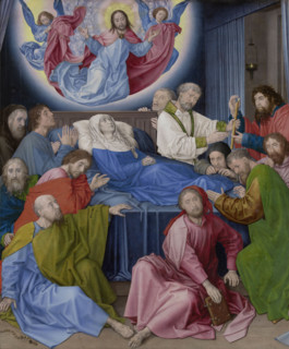 The Death of the Virgin, 1475. Creator: Goes, Hugo, van der (1435-1482).