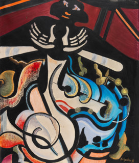 The conductor, c1920. Creator: Scheiber, Hugo (1873-1950).