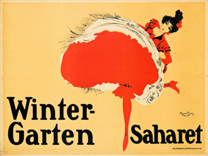 Saharet at Berlin Wintergarten, 1902. Creator: Biais, Maurice (1875-1926).