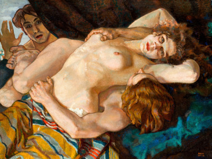 The Surprised Lovers, 1920-1921. Creator: Bucci, Anselmo (1887-1955).