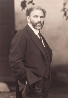 Gustav Klimt in his studio on the Feldmühlgasse, 1917. Creator: Nähr, Moritz (1859-1945).