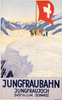Jungfraubahn, 1928. Creator: Cardinaux, Emil (1877-1936).